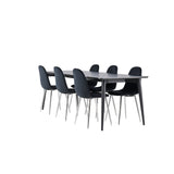 Jídelní stůl Ellis s jídelní židlí Polar