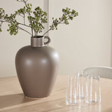 Stůl Flora - Whitewash se 4 židlemi Lilja - Béžová