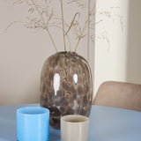 Bootcut Table - Baby Blue se 4 nočními židlemi - Black / Béžová