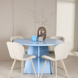 Bootcut Table - Baby Blue se 4 židličkami Lilja - Béžová