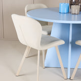 Bootcut Table - Baby Blue se 4 židličkami Lilja - Béžová