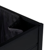 Box na polštáře Tiana, černá, 150x100