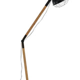 Stojací lampa Kick, černá, 190x30x30