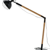 Stojací lampa Kick, černá, 190x30x30