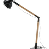 Stojací lampa Kick, černá, 190x30x30