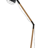 Stojací lampa Kick, černá, 190x30x30