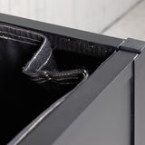 Box na polštáře, Elsa, černá, 130x60