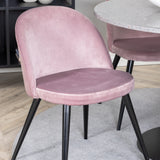 Razzia Jídelní stůl 106cm - Šedá Terazzo / Black+Velvet Matstol - Svart / Gamme