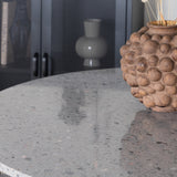 Razzia Jídelní stůl 106cm - Šedá Terazzo / Black+Velvet Matstol - Svart / Ljusg