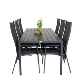 Jídelní stůl Break - 205*90 - Black Alu / Black Aintwood+Copacabana Recliner Cha