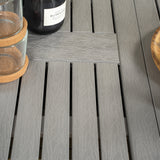 Albany Table - 160/240 - White/Grey - Malin Karmstol med dyna - Vit / grå dyna 4