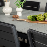 Stůl pro úrovně 229/310 - Černá/šedá - Židle pro úrovně (stohovatelné) - Black Alu / Black Aintwood 6