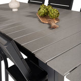 Stůl pro úrovně 229/310 - Černá/šedá - Židle pro úrovně (stohovatelné) - Black Alu / Black Aintwood 6