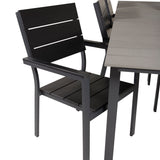 Stůl pro úrovně 229/310 - Černá/šedá - Židle pro úrovně (stohovatelné) - Black Alu / Black Aintwood 6