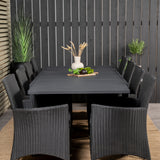 Jídelní stůl Marbella 160/240*100*H75 - Black+Knick Chair Chair - Black_8