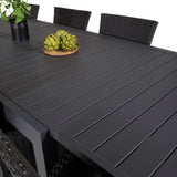 Jídelní stůl Marbella 160/240*100*H75 - Black+Knick Chair Chair - Black_8