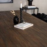 Padang Matbord - Svart / mörk Teak - 250*100*H76+Limhamn - Židle - Black Velvet_6