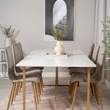 Palace Matbord - Ek-look / Vit - 240*100*H75 +Windu Lyx Ersätts med 29908-440 _6