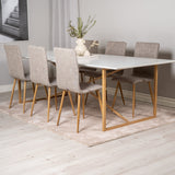 Palace Matbord - Ek-look / Vit - 240*100*H75 +Windu Lyx Ersätts med 29908-440 _6