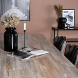 Jepara Matbord - Grå - 250*100*H76+Limhamn Light - Židle - Grey Velvet_6