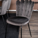 Jepara Matbord - Grå - 250*100*H76+Limhamn Light - Židle - Grey Velvet_6