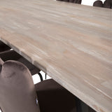 Jepara Matbord - Grå - 250*100*H76+Limhamn Light - Židle - Grey Velvet_6