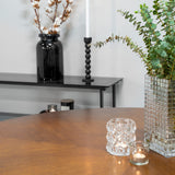 Copenhagen - Jídelní stůl kulatý - Hnědá / Černá+Velvet Matstol - Svart / Svart S