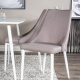 Polar Jídelní stůl 120 cm - White White +Leone 2.0 Polar Grey - White Nohy _4