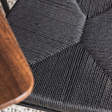 Jídelní stůl Polar 180 cm - Ořechová deska - Ořechové nohy + Jídelní židle Polly - Černá / Černá _6