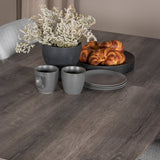 Inca Roztahovací - šedý "dub" / bílá Nohy+Plaza Jídelní židle - Bílé nohy - Světle šedá Fabric_4