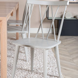 Posuvný prodlužovací stůl - White Wash - 170+40+40cm - Mariette - Jídelní židle - Šedá 6