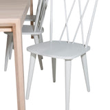 Posuvný prodlužovací stůl - White Wash - 170+40+40cm - Mariette - Jídelní židle - Šedá 6