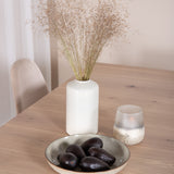 Posuvný rozkládací stůl - White Wash - 170+40+40cm +Jídelní židle Polar- Black le