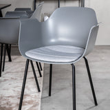 Dipp Jídelní stůl - 180*90cm - Černá dýha / celé černé nohy + Comfort Plastic