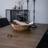 Posuvný prodlužovací stůl - Dub kouřový - 170+40+40 cm + Jídelní židle Velvet Deluxe -
