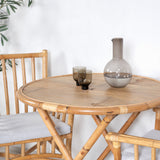 Cane Café stůl ø80cm - Bamboo+Cane Karmstol_2