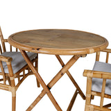 Cane Café stůl ø80cm - Bamboo+Cane Karmstol_2