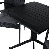 Way café table 70*70+Anna Chair - Black_2