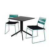Way café table 70*70+Lina Jídelní židle - Green_2