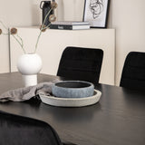 Jídelní stůl Piazza - černá / černá dýha + židle Windu Lyx - černá / černý samet_6