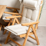 Jídelní stůl Kenya 120*70*H75 - Teak+Keňa 5místná skládací židle - Teak_4