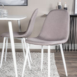 Polar Jídelní stůl 120 cm - White White +Polar Matstol - Vit / Mellangrå _4