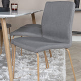 Polar Matbord - Ek-Look / Vit- 180*90*H75 +Mace Matstol - Ek-Look / Mellangrå _6