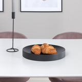 Polar Elips Matbord - Svart / Vit - 240*100*H75 +Velvet Jídelní židle Manšestr - Růžová / Černá _6