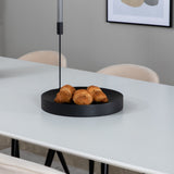 Polar Elips Matbord - Svart / Vit - 240*100*H75 +Velvet Jídelní židle - Béžová / Černá _6