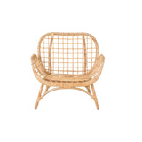 Lounge křeslo Moana, přírodní barva