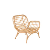 Lounge křeslo Moana, přírodní barva