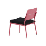 Lounge křeslo Lina, 2ks, růžové