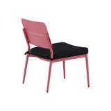 Lounge křeslo Lina, 2ks, růžové