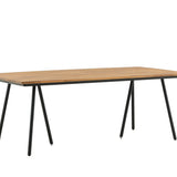 Jídelní stůl Chan, přírodní barva, 200x100